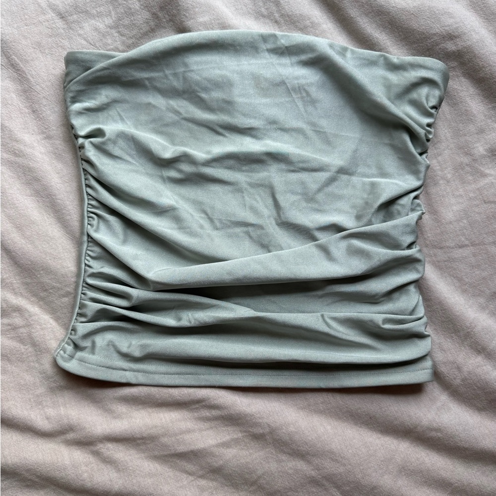 Edikted Light Green Crop Top